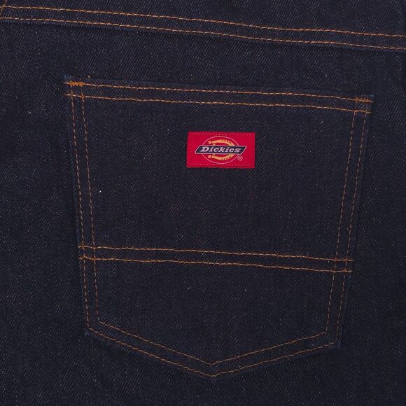 Dickies Men's 34x34 Jeans Dark Rinsed Denim Regular Fit 5-pocket W4164h5 - Picture 3 of 9